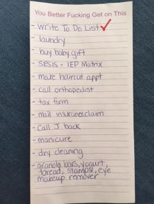 to do list
